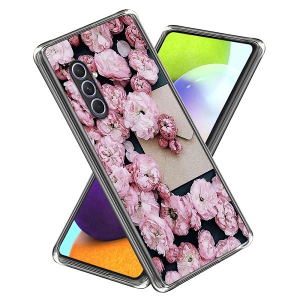 Deco Samsung Galaxy A54 deksel - Rosa Blomster Pink