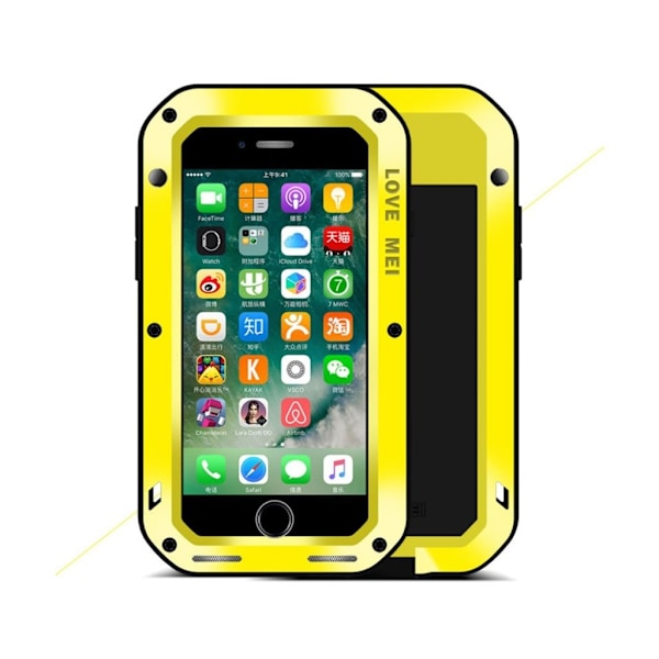 Love Mei Stötsäkert Skal till iPhone 7 / 8 - Gul Gul