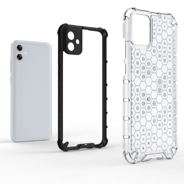 Bofink Honeycomb Samsung Galaxy F04 / M04 / A04e Suojakotelo - Punainen Red