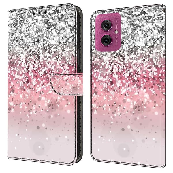 Wonderland Motorola Moto G55 fodral -Gradient Rosa