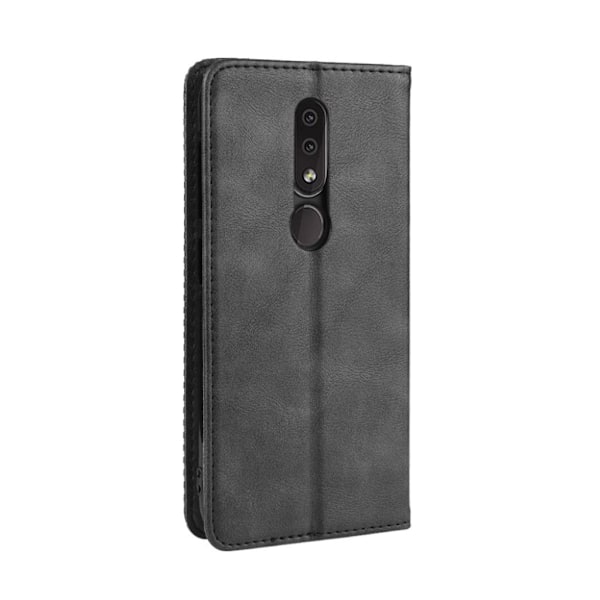 Bofink Vintage läder Nokia 4.2 fodral - Svart Svart
