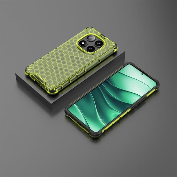Bofink Honeycomb Xiaomi Redmi Note 14 Pro 5G cover - Grøn Green