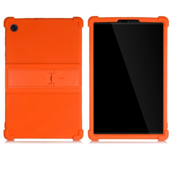 silikon slide-out kickstand design Fodral for Lenovo Tab M10 HD Orange