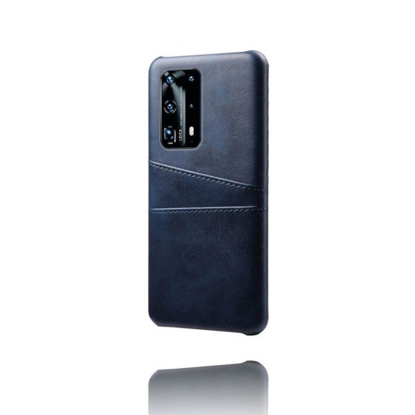 Huawei P40 skal med korthållare - Blå Blå