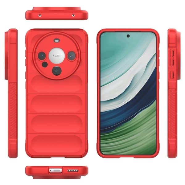 Deksel med mykt grep for Huawei Mate 60 - Rød Red