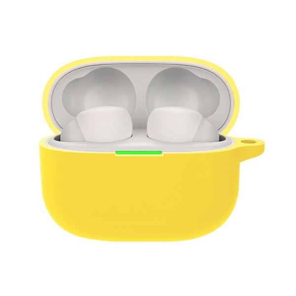 Sony LinkBuds S silikonfodral med karbinhake - Gul Gul