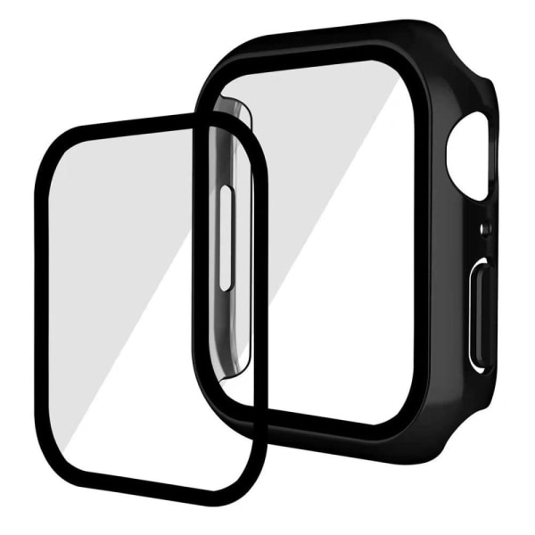 Apple Watch Series 3/2/1 38mm galvaniseret cover med hærdet glas - Blå Blue