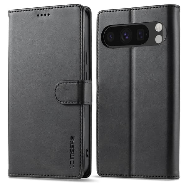 LC.IMEEKE Google Pixel 9 Pro XL flip etui - Sort Black