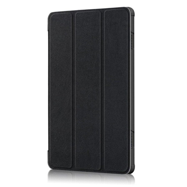 Lenovo Tab M10 tri-fold simple leather flip case - Black Black