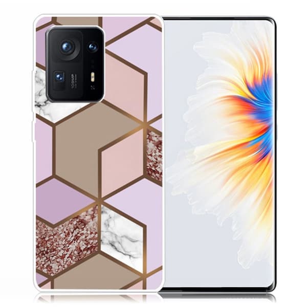 Marble Xiaomi Mix 4 Suojakotelo - Golden Lush Tile Multicolor