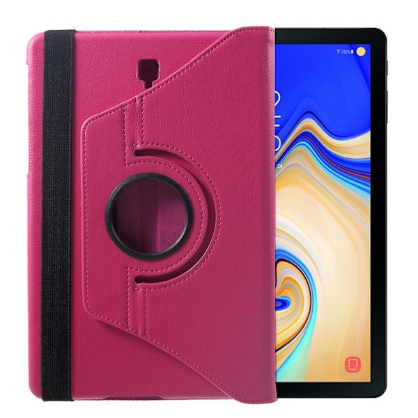 Samsung Galaxy Tab S4 beskyttelsesetui i kunstlæder med wake up/Sleep funktion - Rosa Pink