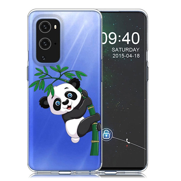 Deco OnePlus 9 Pro skal - Panda Och Bambu Vit