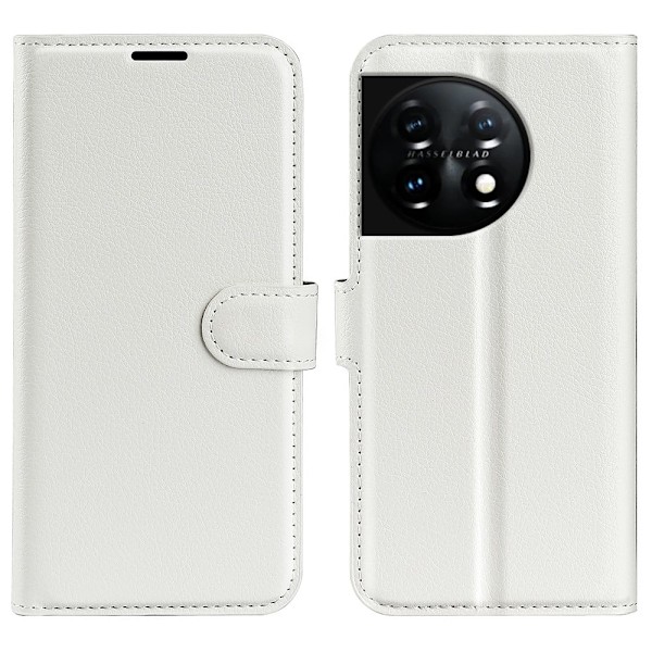 Classic OnePlus 11 Flippetui - Hvit White