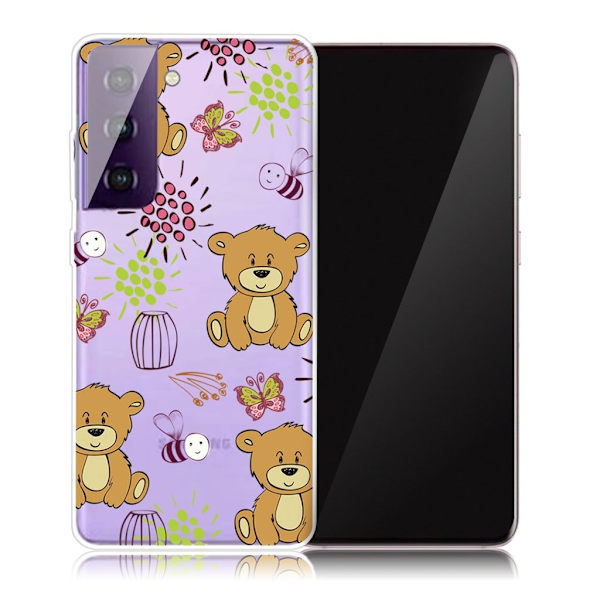Deco Samsung Galaxy S21 etui - Bears Brown