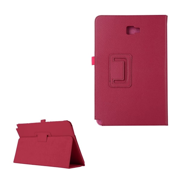 Samsung Galaxy Tab A 10.1 (2016) beskyttende læder-etui - Rød Pink