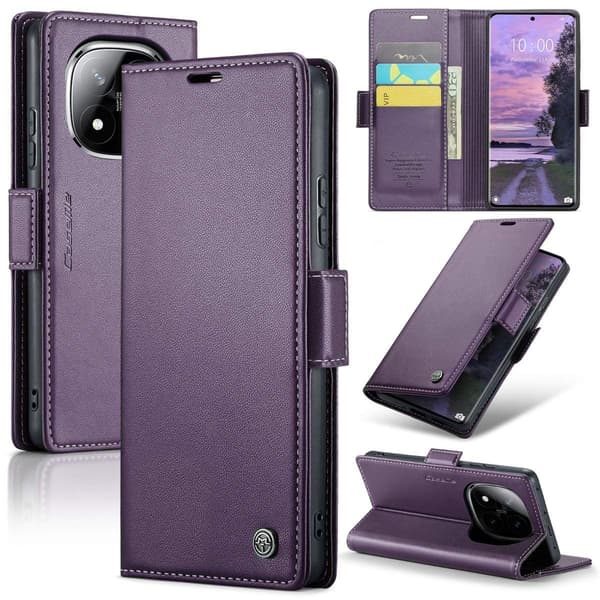 CaseMe Xiaomi Redmi Note 14 Pro Plus 5G / Xiaomi Redmi Note 14 Pro 5G smooth etui - Lilla Purple