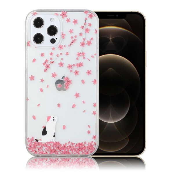 Deco iPhone 12 Pro Max skal - Levande Blomma Rosa