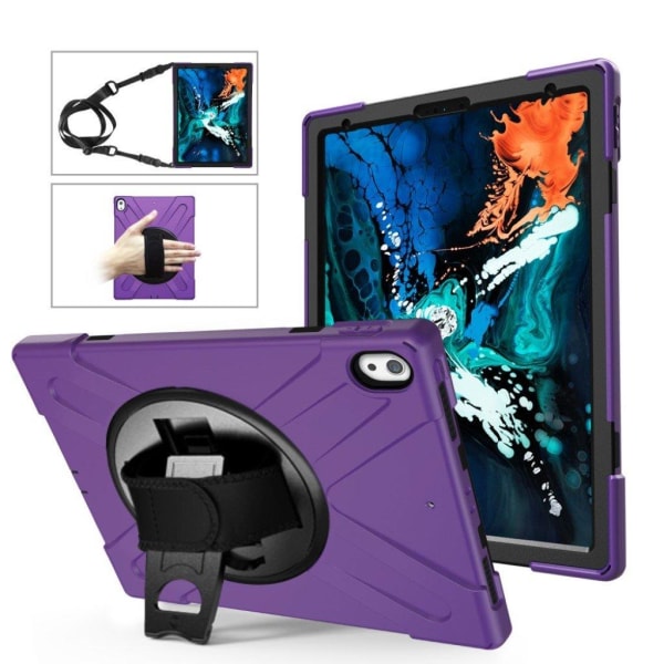 iPad Pro 12,9 tommer (2018) X-formet kombi-cover - lilla Purple