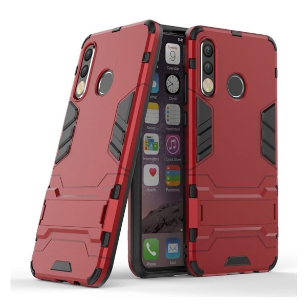 Huawei P30 Lite hybrid kickstand etui - Rød Red