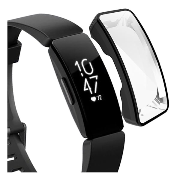 Fitbit Inspire / Inspire HR galvanointikotelo - Musta Black
