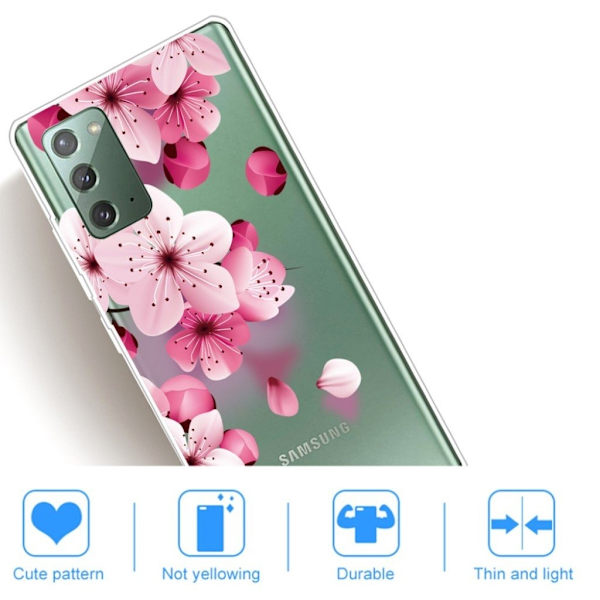 Deco Samsung Galaxy Note 20 cover - Pink Pink