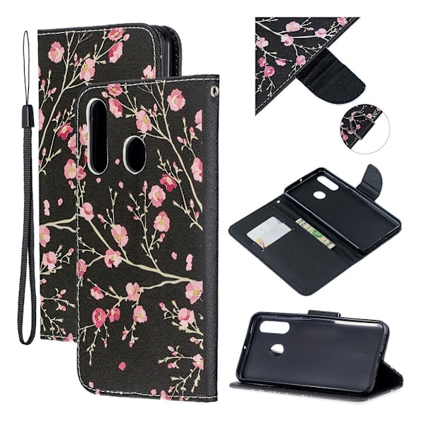 Wonderland Samsung Galaxy A60 kotelot - Kauniit Kukat Pink