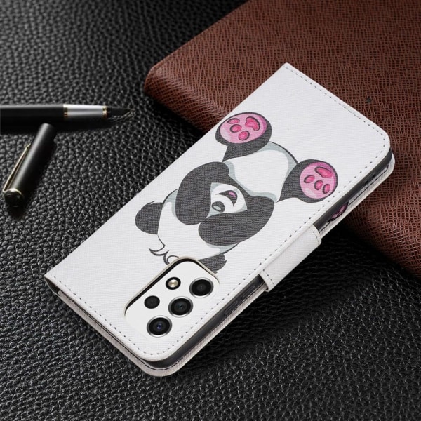 Wonderland Samsung Galaxy A53 5G flip etui - Panda White