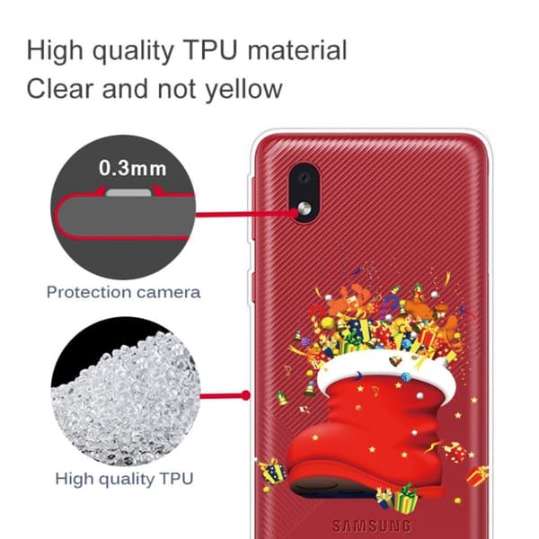 Jul Samsung Galaxy A01 Core-etui - Gaver Red
