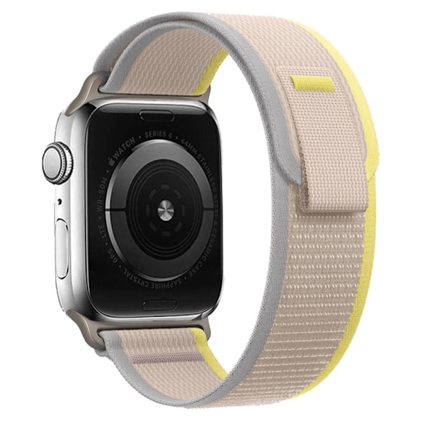 Apple Watch Series 8 (45 mm) / Watch Ultra klockarmband i nylon - Beige Brun