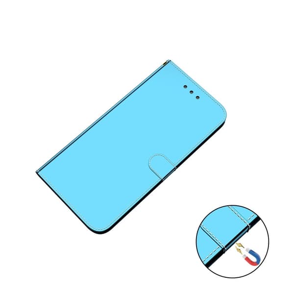 Mirror ZTE Blade A72 / ZTE V40 Vita fodral - Blå Blå