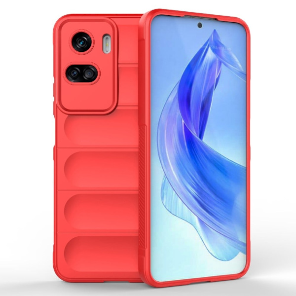 Deksel med mykt grep for Honor 90 Lite - Rød Red