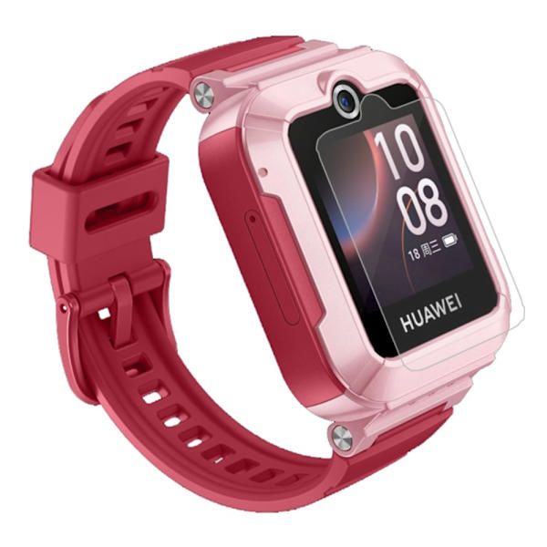 2Pcs Huawei Children's Watch 5 Vitality Edition arc edge clear screen protector Transparent