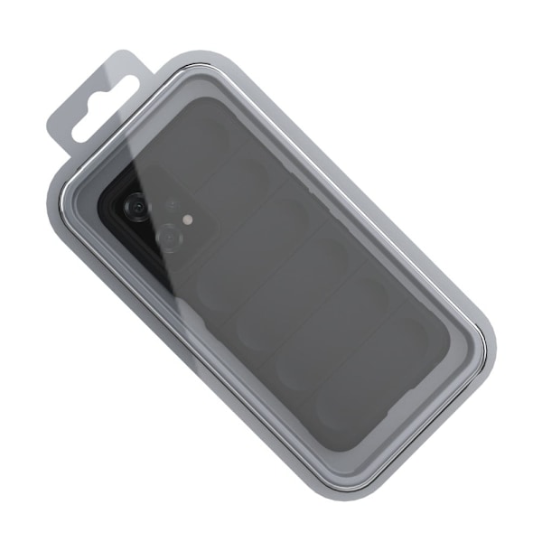 Mjukt greppformat Realme 9 Pro skal - Silver/Grå