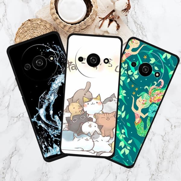 Imagine Xiaomi Redmi A3 / Xiaomi Poco C61 deksel - Blå Vanndråpe Blue