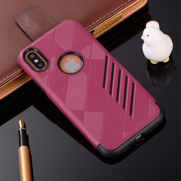 iPhone X Kul TPU Etui - Rose Pink