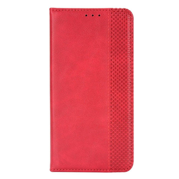 Bofink Vintage Xiaomi Civi 2 / 12 Lite Ne Nahkakotelo - Punainen Red
