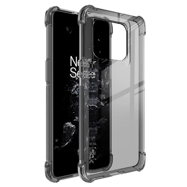 IMAK Airbag Cover for OnePlus Ace Pro / 10T - Läpinäkyvä Musta Black