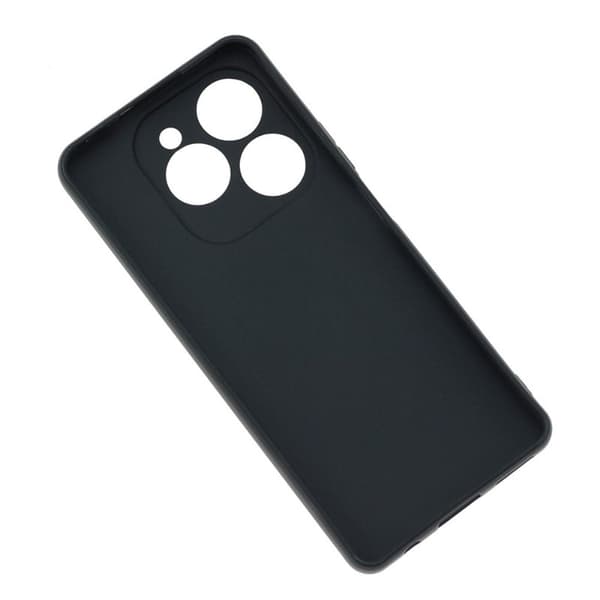 Mykt og matt deksel for Tecno Spark 20 Black