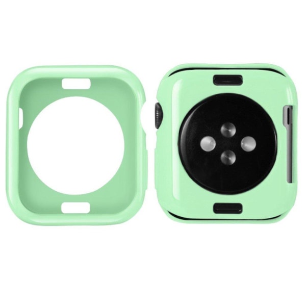 Apple Watch Series 5 40mm simple silikone etui - Cyan Green