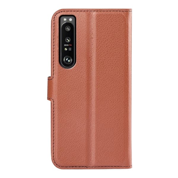 Classic Sony Xperia 1 IV flip etui - Brun Brown