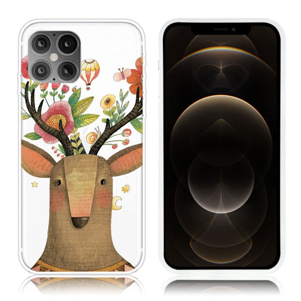 Deco iPhone 12 Pro / iPhone 12 skal - Älg Brun