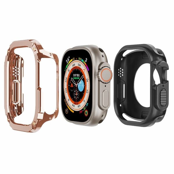 Apple Watch Ultra skyddsfodral - Roséguld Rosa