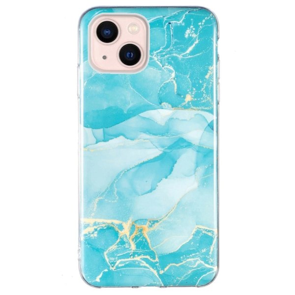 Marmor etui til iPhone 14 Plus - Grøn Green