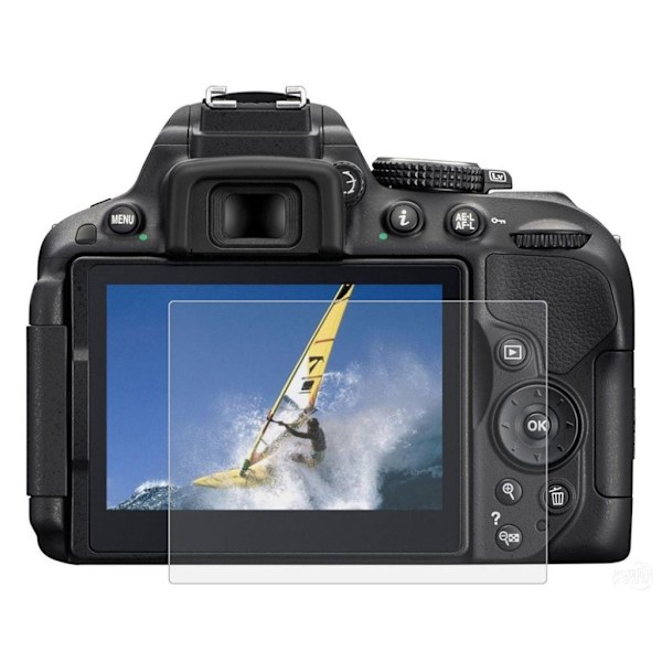 PULUZ PU5508 Nikon D5300 / D5500 9H tempered glass screen protector Transparent