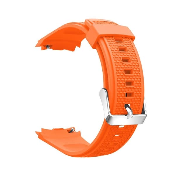 Huawei Watch 2 Pro klockarmband silikon smartklocka texturerad mjuk miljövänlig - Orange Orange