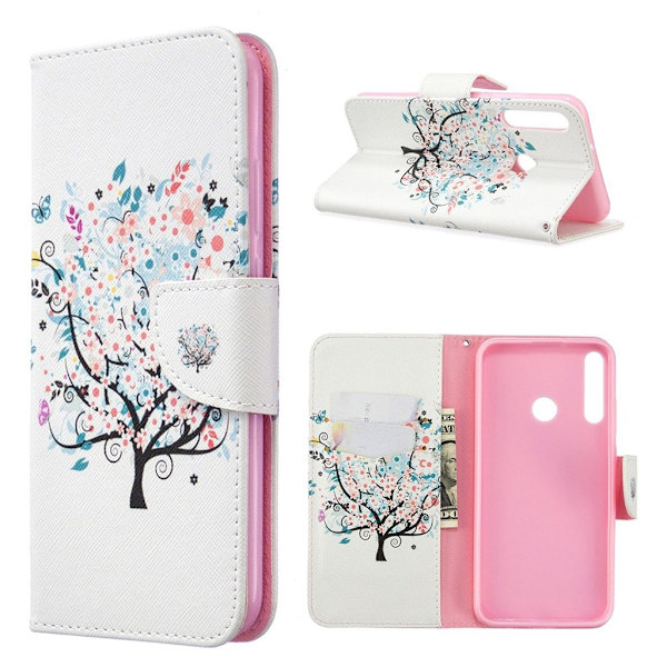 Wonderland Huawei P40 Lite E veske - Blomstertre Multicolor