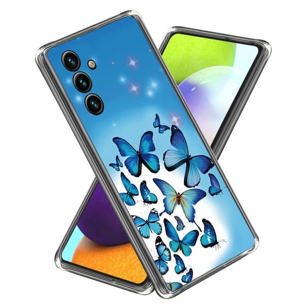 Deco Samsung Galaxy A05s deksel - Blå Sommerfugler Blue