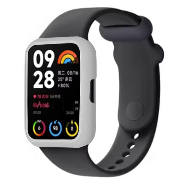 Xiaomi Smart Band 8 Pro Klockfodral Hårt stötsäkert ramhålat skydd - Midnattsgrön Grön