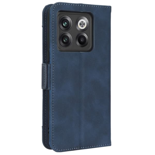 Stilig Læretui med Lommebok til OnePlus Ace Pro / 10t - Blå Blue