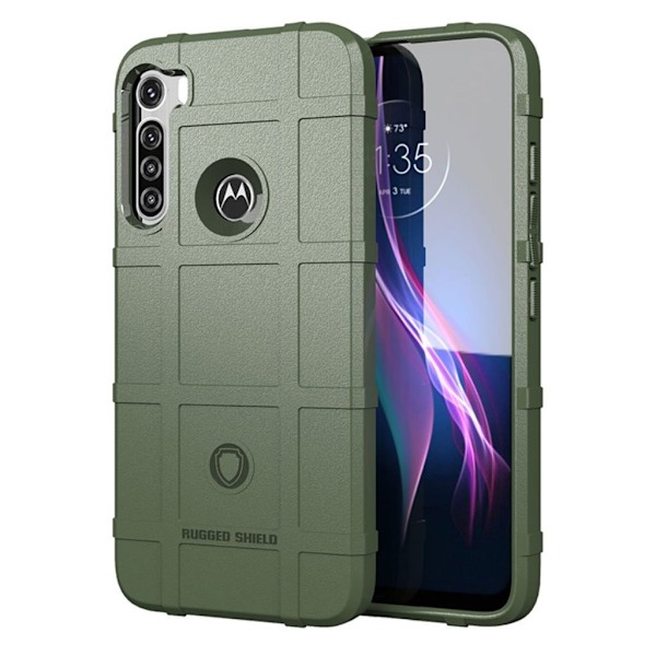 Rugged Shield Etui Motorola One Fusion Plus - Grøn Green